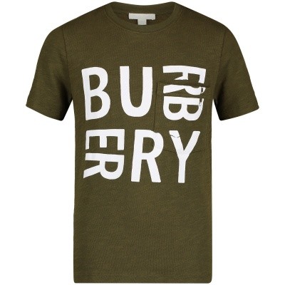 Afbeelding van Burberry 8007087 kinder t-shirt army