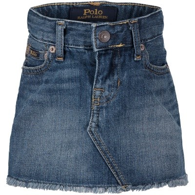Afbeelding van Ralph Lauren 311701780 kinderrokje jeans