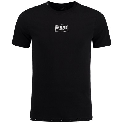 Afbeelding van My Brand MMBTS034G3001 heren t-shirt zwart