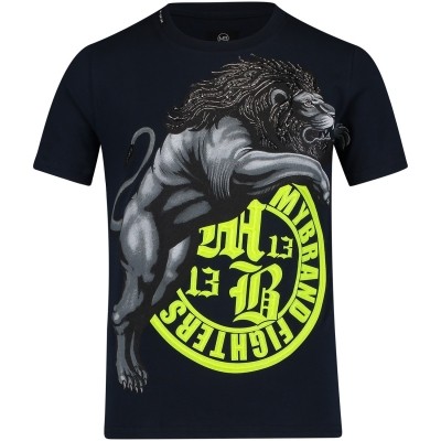 Afbeelding van My Brand BMBTS001GM002 kinder t-shirt navy