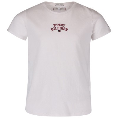 Afbeelding van Tommy Hilfiger KG0KG04192 kinder t-shirt wit