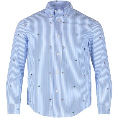 Afbeelding van Ralph Lauren 322702907 kinder overhemd blauw