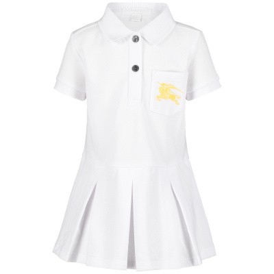 Afbeelding van Burberry 8005744 babyjurkje wit