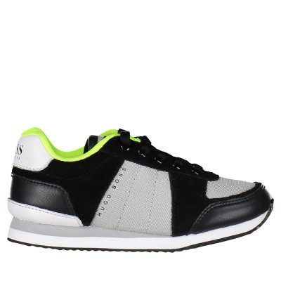 Afbeelding van Boss J29168 kindersneakers zwart