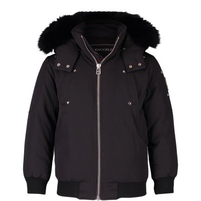 Afbeelding van Moose Knuckles MK2634 kinderjas zwart
