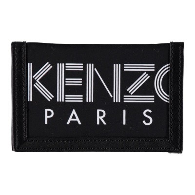 Afbeelding van Kenzo F865PM210F24 heren portemonnee zwart