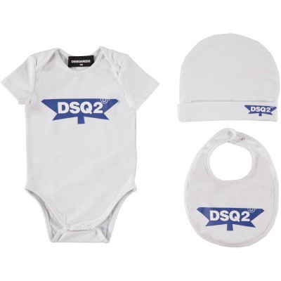 Afbeelding van Dsquared2 DQ03FL rompertje wit