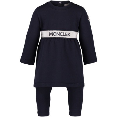 Afbeelding van Moncler 8857250 babysetje navy