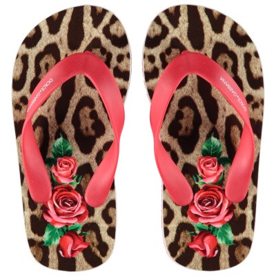 Afbeelding van Dolce & Gabbana D00128 kinderslippers rood