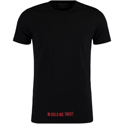 Afbeelding van in Gold We Trust FA068 heren t-shirt zwart