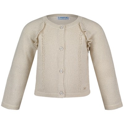 Afbeelding van Mayoral 1309 baby vest goud