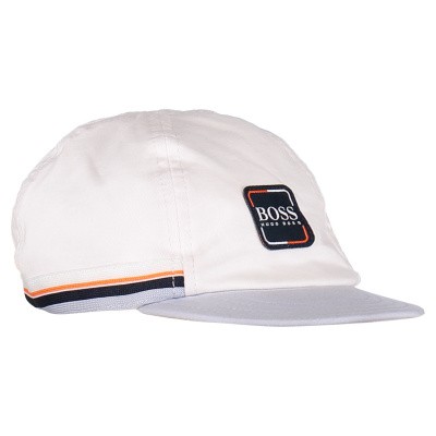 Afbeelding van Hugo Boss J91089 baby softcap wit