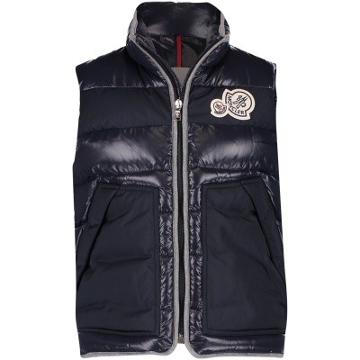 Afbeelding van Moncler 4335885 kinder bodywarmer navy