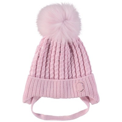 Afbeelding van MonnaLisa 392002 babymutsje licht roze