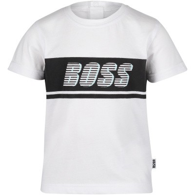Afbeelding van Boss J05709 baby t-shirt wit