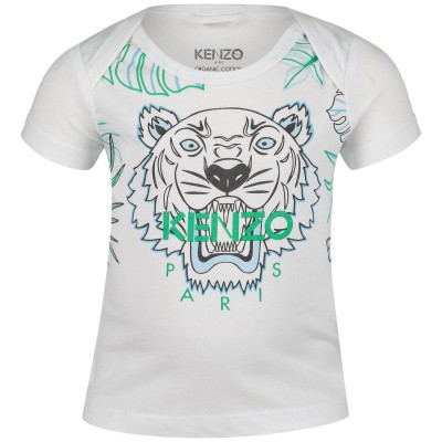 Afbeelding van Kenzo KN10523 baby t-shirt wit