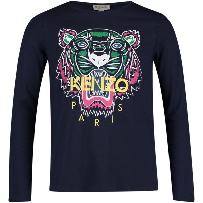 Afbeelding van Kenzo KM10028 kinder t-shirt navy
