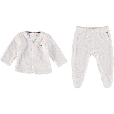 Afbeelding van Tommy Hilfiger KN0KN00876 babysetje off white
