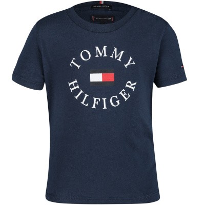 Afbeelding van Tommy Hilfiger KB0KB04676 B baby t-shirt navy