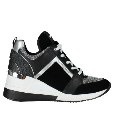 Afbeelding van Michael Kors 43F8GEFS1S dames sneakers zwart