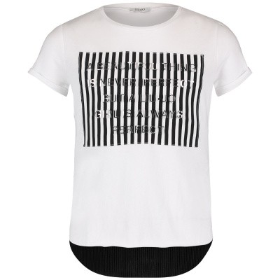 Afbeelding van Liu Jo G19032 kinder t-shirt wit