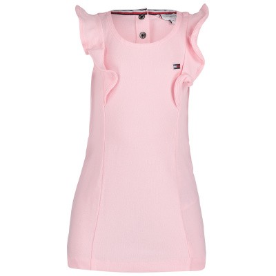 Afbeelding van Tommy Hilfiger KG0KG04328 B babyjurkje licht roze