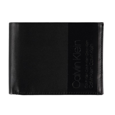 Afbeelding van Calvin Klein K50K504451 heren portemonnee zwart