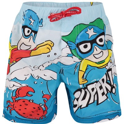 Afbeelding van Dolce & Gabbana L1J820 G7QWY baby badkleding blauw