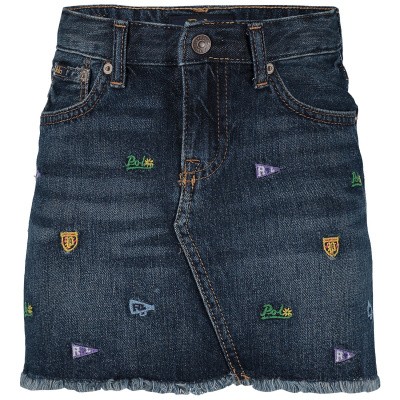 Afbeelding van Ralph Lauren 735352 kinderrokje jeans