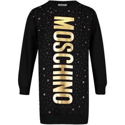 Afbeelding van Moschino HDV06R kinderjurk zwart