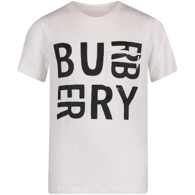 Afbeelding van Burberry 8006928 kinder t-shirt wit