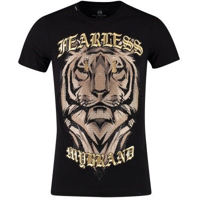 Afbeelding van My Brand MMBTS012GM045 heren t-shirt zwart