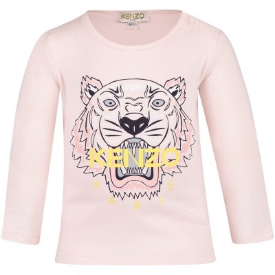 Afbeelding van Kenzo KM10017 baby t-shirt licht roze