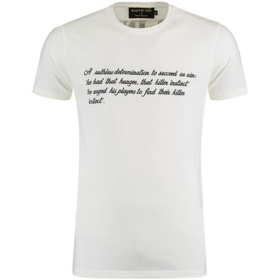 Afbeelding van in Gold We Trust FA071 heren t-shirt off white