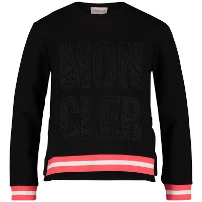 Afbeelding van Moncler 8070650 kindertrui zwart
