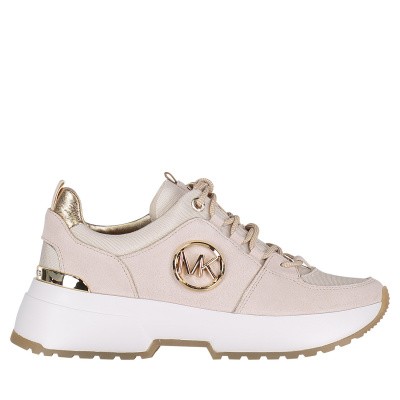 Afbeelding van Michael Kors 43R9CSFS1S dames sneakers licht beige