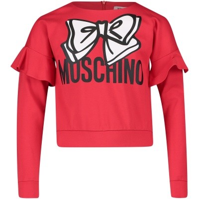 Afbeelding van Moschino HDF01S kindertrui rood