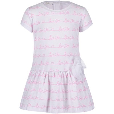 Afbeelding van Liu Jo H19075 babyjurkje roze