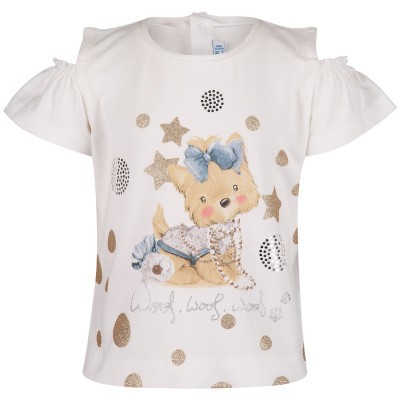 Afbeelding van Mayoral 1007 baby t-shirt goud