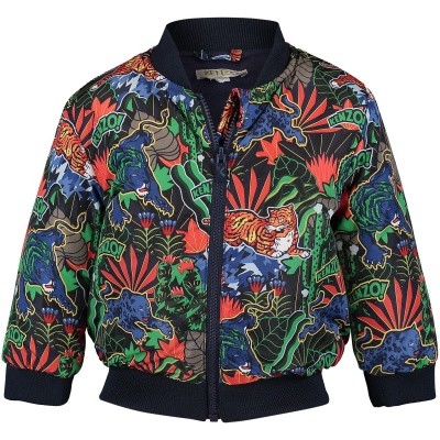 Afbeelding van Kenzo KM41507 babyjas navy