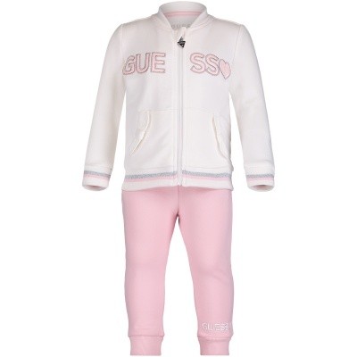 Afbeelding van Guess A84G24 baby joggingpak off white