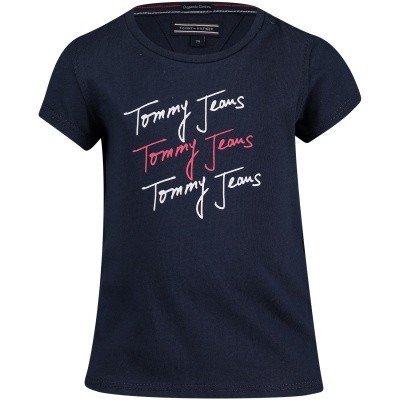 Afbeelding van Tommy Hilfiger KG0KG03634 B baby t-shirt navy