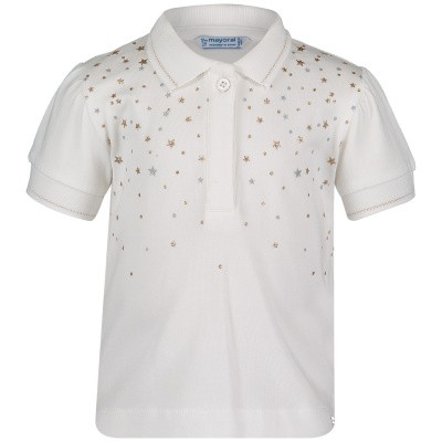 Afbeelding van Mayoral 1108 baby polo wit