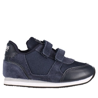 Afbeelding van Boss J09E05 kindersneakers navy