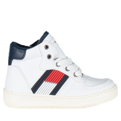 Afbeelding van Tommy Hilfiger T3B430095 kindersneakers wit
