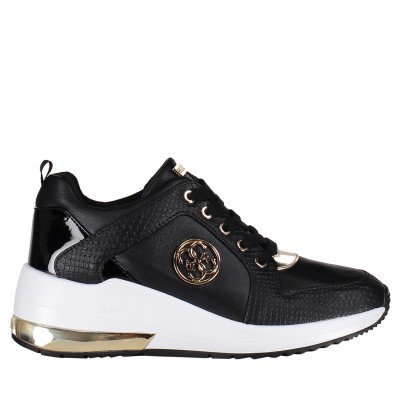 Afbeelding van Guess FL5JA2LEA12 dames sneakers zwart