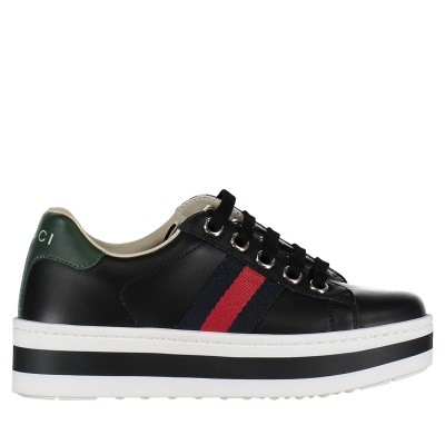 Afbeelding van Gucci 526158 kindersneakers zwart