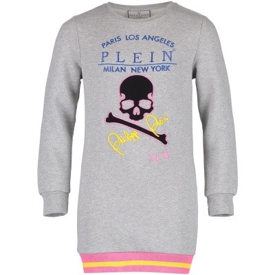 Afbeelding van Philipp Plein GJG0028 kinderjurk grijs