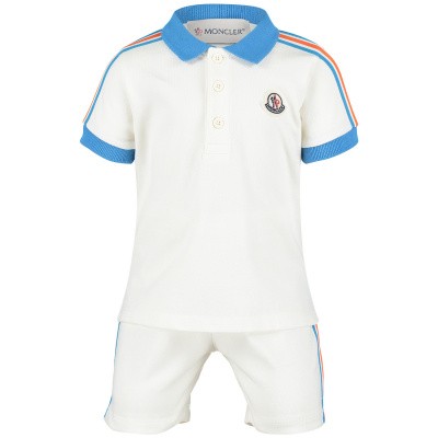 Afbeelding van Moncler 8812805 babysetje off white