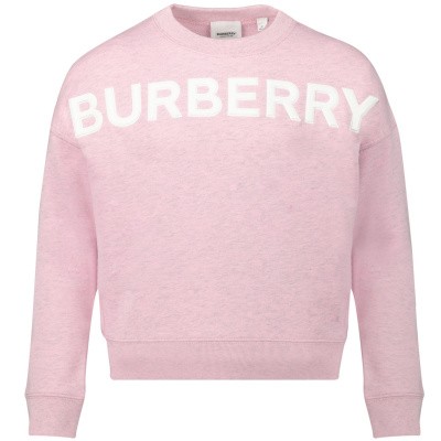 Burberry 8011811 kindertrui licht roze Afbeelding van Burberry 8011811 kindertrui licht roze